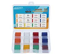 AUKENIEN Fusibles Stéatite 8 Valeurs 120 pièces 5A 8A 10A 16A 20A 25A 30A 40A Fusible Torpilles Torpedo Continentaux Ancien Fusibles pour Voiture Ancienne
