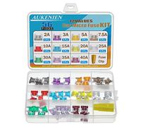 AUKENIEN Micro Fusible Voiture Set 2A 3A 5A 7,5A 10A 15A 20A 25A 30A 35A 40A 12V Fusible Moto Fusibles Automobile Pour Auto RV Camion