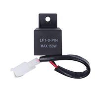 AUKENIEN Relais Clignotant Led Moto 12V 2 Broches LF1-S-PIN Max 150W 12 Volts Central Lumière Clignotant Relais Auto