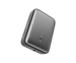 AUKEY 157000 Batterie Externe 10000mAh Gris, 1x USB-A + 1x USB-C, Power Delivery, 15W, Charge Rapide, Compatible Smartphones/Tablettes/Casques
