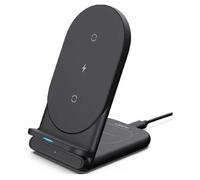 Aukey Aircore Support de Charge sans Fil 2 en 1 - Noir