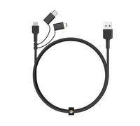 Aukey Cable Other 3-in-1 Mfi 1.2m Braided Nylon Black Cb-bal5