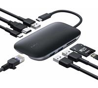 AUKEY CB-C71 5000 Mbit/s Interface Hub Noir