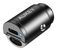 Aukey - Chargeur de voiture 30W (2 x USB-C) - CC-A4 G