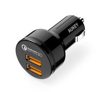Aukey - Chargeur de voiture 36W QC 3.0 à 2 ports CC-T8 Expedition Series