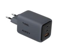 Aukey - Chargeur Mural Comet Mini 30w Gan Pd 3-Port Gris