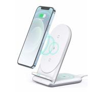 AUKEY LC-A2-WT chargeur d'appareils mobiles Casques, Téléphone portable, Smartwatch Blanc USB Recharge sans fil Charge rapide Intérieure