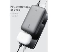 AUKEY PB-Y57 Spark Mini 20000 banque d'alimentation compacte à charge rapide disponible en gris et blanc