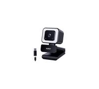 Aukey PC-LM6 Stream Series with Ring Light Full HD Webcam with 1/3'-CMOS Sensor black
