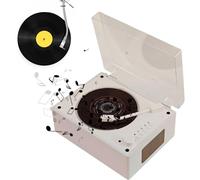 Aukojoy Lecteur de Musique pour la Maison avec Rechargeable, Contrôle à Distance sans Fil, Haut-Parleur Bluetooth 5.0 Compatible avec CD, USB, AUX 3,5mm - Décoration de Bureau