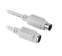 Aukson Câble d'extension PS/2 mâle R22 vers PS/2 Femelle pour Souris et Clavier, rallonge PS/2 pour Souris Ronde PS2, Extension de Clavier 130 cm