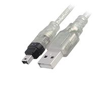 Aukson P95 Câble adaptateur USB vers Firewire IEEE 1394 4 broches iLink - 1,5 m de long pour connexion USB vers Firewire