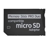Aukuoy Adaptateur Memory Stick PSP, Cartes Micro SD vers Memory Stick Pro Duo pour Playstation Portable, Appareil Photo, Handycam
