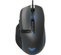 AULA F808 Souris gamer 10 boutons avec programmation macro, 4200 DPI, optique, filaire USB, rétroéclairage LED G