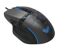 AULA F808 Souris Gamer 10 Boutons avec Programmation Macro, 4200 DPI, Optique, Filaire USB, rétroéclairage LED