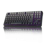 AULA F87 Pro Clavier mécanique sans fil, Bluetooth, trois modes, 5,0/2,4 GHz/USB-C, clavier personnalisé remplaçable à chaud, interrupteur pré-lubrifié, touches PBT imprimées sur les côtés,