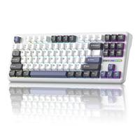 Aula F87 Pro Wireless Mechanical Keyboard, Tri-Mode Bluetooth/2.4G/USB-C Hot-Swappable RGB Gaming Keyboard, Gasket Mount, 4000mAh, for Windows/Mac Gamer & Typists (LEOBOG Nimbus Switch V4)