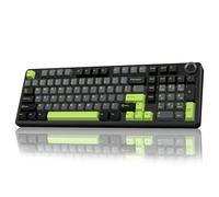 AULA F99 Pro Clavier mécanique sans fil avec bouton, son crémeux, trois modes BT5.0/USB-C/2,4 GHz, clavier remplaçable à chaud, structure de joint, claviers de jeu d'ordinateur rétroéclairés RVB