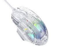 AULA S80 7200DPI 7 Touches RGB Souris de Jeu Optique Transparent