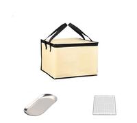 Aulaned Boîte à pain pliable, boîte de réchauffement avec étagère et plateau à eau, fermentation précise à température (10 à 45 °C) pour faire de la pizza, du kombucha