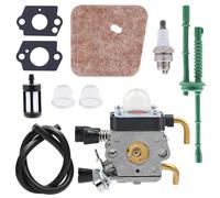 Aulavik Carburateur C1Q-S97 avec module d'allumage de rechange pour coupe-bordures STIHL FS55 FS55R FS38 FS45 FS46 KM55 HL45 FS45L FS45C FS46C FS55C FS55RC