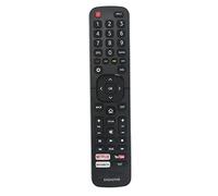 AULCMEET EN2X27HS Télécommande de rechange compatible avec Hisense OLED 4K HDTV H65MEC5550 H65M5500 H55M6600 HE65K5510 H55M5500 H50NEC5200