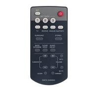 AULCMEET FSR76 ZU84640 Télécommande de Remplacement Compatible avec Le système Audio Domestique Yamaha Soundbar FSR76 ZU84640