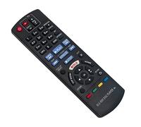 AULCMEET N2QAYB001030 Télécommande de Remplacement Compatible avec Panasonic Smart Blu-Ray DMP-BDT170 DMP-BDT175GN DMP-BDT174GN DMP-BDT171GN DMP-BDT170GN N2QAYB001026 N2QAYB001033 N2QAYB000958