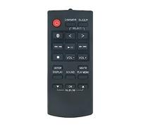 AULCMEET N2QAYB001215 Remplacement Télécommande adaptée pour Haut-Parleur Panasonic SA-AKX520E-K, SC-DM502E-K, SC-DM502E-W, SC-DM504EG-K, SC-DM504EG-W, SC-TMAX10E-K, SC-TMAX10GSK, SC-TMAX10GWK