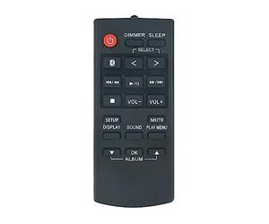 AULCMEET N2QAYB001215 Remplacement Télécommande adaptée pour Haut-Parleur Panasonic SA-AKX520E-K, SC-DM502E-K, SC-DM502E-W, SC-DM504EG-K, SC-DM504EG-W, SC-TMAX10E-K, SC-TMAX10GSK, SC-TMAX10GWK