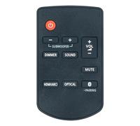 AULCMEET N2QAYC000126 Télécommande de Remplacement Compatible avec la Barre de Son Panasonic SCHTE180EBK SCHTE180EBS SCHTE180EES SCHTE80PPK SUHTB680 SU-HTB680 SCHTB485EBK SC-HTB485EBK SC-HTB485EB-K