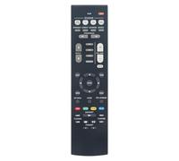 AULCMEET RAV561-ZZ43210 Télécommande de Remplacement Compatible avec Yamaha 1080p Récepteur AV Home Cinéma RX-V385 HTR-3072 RXV385 HTR3072