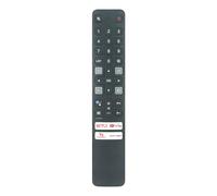 AULCMEET RC901V FMRG Télécommande vocale de rechange pour téléviseur intelligent TCL Voice LCD avec boutons Netflix Prime Video YouTube TCL-Channel 50P615 43P615 55P615 65P615 55C825 65C825 50C725