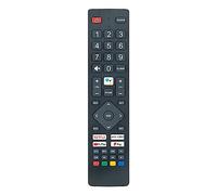AULCMEET SHWRMC0134 TEF/RMC / 0015 Voice Replace Remote fit pour Sharp 4K OLED Smart TV 4T-C50BN3KF2AB 4T-C50BN4KF2AB 4T-C50BN5KF2AB 4T-C55BL2KF2AB 4T-C55BL3EF2AB 4T-C55BL3KF2AB