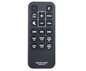 AULCMEET Télécommande,AKB74815376 Nouvelle télécommande de Remplacement pour fit for LG SJ3 2.1 Ch Sound Bar Speaker System SJ4 SJ3 SPJ4B-W SH4 SH4D SPJ4B-W SPH5B-W MA5