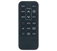 AULCMEET Télécommande de rechange compatible avec le haut-parleur ZVOX AccuVoice TV AV155 AV157 AV201 AV203 AV257 AV150 Barre de son audio