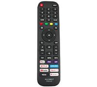 AULCMEET Télécommande de Rechange EN2A30 EN2G30H EN2Q30H EN2F30H EN2AG30H pour téléviseur Hisense 4K HDR 43A7320F 50A7360F 55A7360F AE7210 FTUK 65AE720FTUK 55AE720FTUK