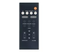 AULCMEET Télécommande de rechange pour barre de son Yamaha SR-B20A VDQ7630 SR-C20A SR-B20ABL SR-C20ABL ATS-C200