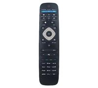 AULCMEET Télécommande de rechange pour téléviseur LED professionnel Philips 28HFL5010T 28HFL5010T/12 32HFL5010T 32HFL5010T/12 32HFL5010T/60 40HFL5010T 40HFL5010T/12 40HFL5010T/600T 125HFLL 5010T