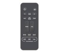 AULCMEET Télécommande,RC-1251 Nouvelle télécommande de Remplacement pour fit for Denon Home Theater Sound Bar System DHTS217 DHTS218 DHT-S217 DHT-S218