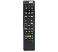 AULCMEET Télécommande,RC4848F Nouvelle télécommande Universelle de Remplacement pour fit for Hitachi Polaroid Bush Smart TV P50D300FP P24D300FP P32FS1956A