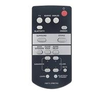 AULCMEET ZP80760 Télécommande de Remplacement Compatible Yamaha w/subwoofer Haut-Parleur à Barres Home Sound YAS-105 ATS-1050 SRT-700