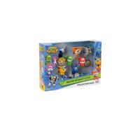 Auldey Toys Super Wings Coffret Transform-A-Bots X8 Avions Jouets Transformables Et Figurines Robots Jouets Enfant Robots Transformables Du Dessin Animé Super Wings Jouet Enfant À Partir De 3 Ans 5 Cm