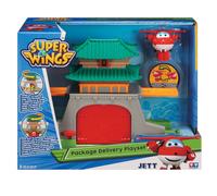 Auldey Toys Super Wings - Playset Seoul Jett "Package Delivery" + 1 Figurine