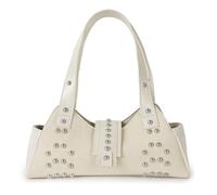 Aulenge Petit Sac à Main Y2K Sac d'Épaule Tendance Style Vintage Sac des Années 2000 Y2K à Motif Léopard pour Femmes Nouveau Sac Mode pour Festivals et Fêtes Blanc