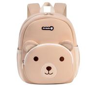 Aulenge Sac à Dos Enfant Sac à Dos Fille Maternelle Sac à Dos Enfant Sac à Dos Maternelle Imperméable Beige Ours