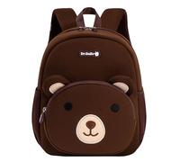 Aulenge Sac à Dos Fille Sacs à Dos Enfant Imperméable Sac à Dos Maternelle Imperméable Brun Ours