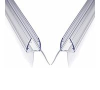 Aulett Joint Porte Douche En Verre 6 mm 7 mm 8 mm Et Joint Cabine Douche De Qualité Supérieure 2 X 100 Cm - Avec Déflecteur D'eau En Caoutchouc