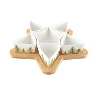 Aulica| Set apéritif 6 coupelles Sapin
