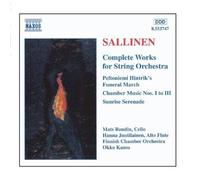 Sallinen, a. - Oeuvres complètes pour orchestre à cordes